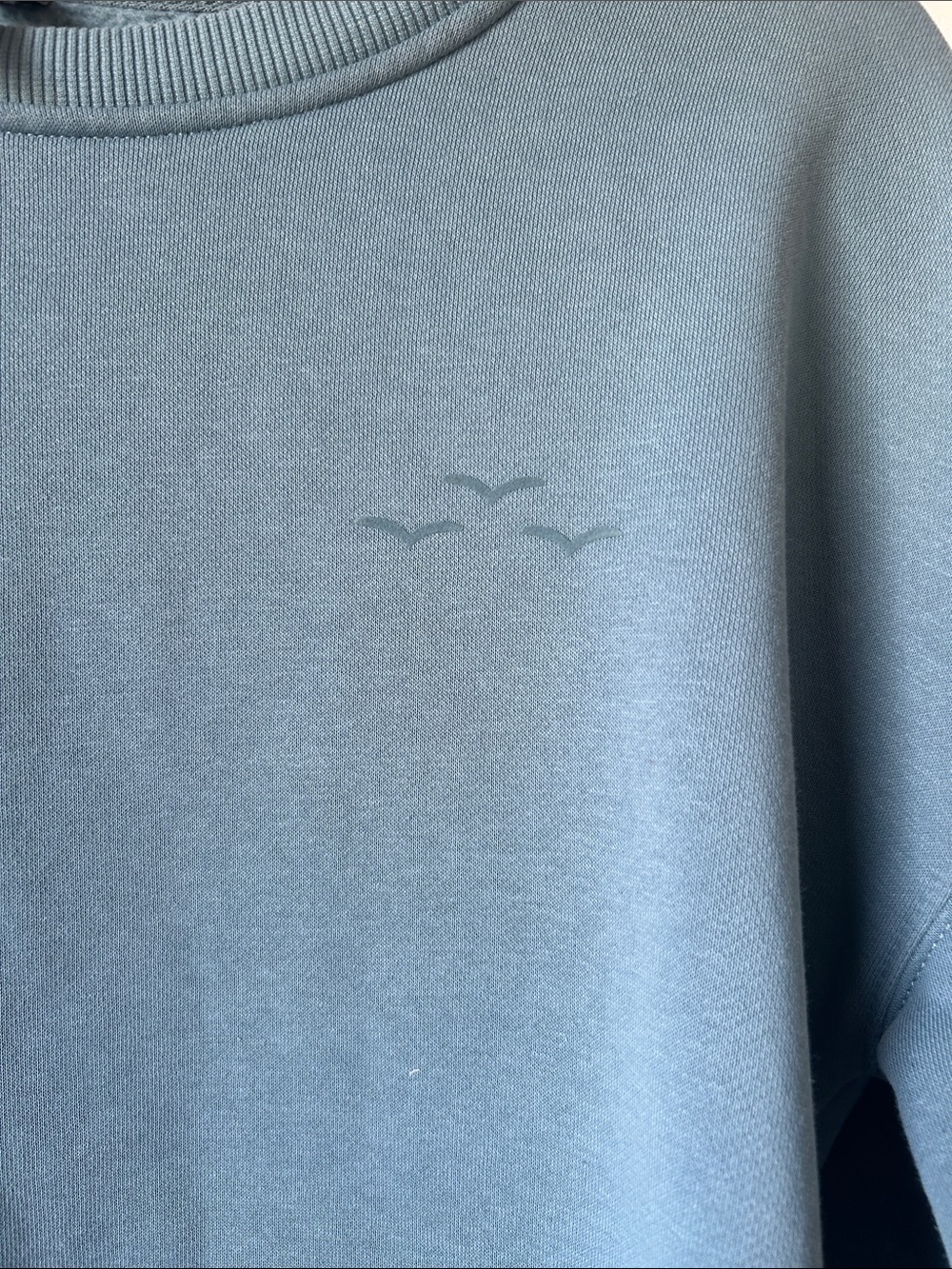 Everyday Crewneck Sweatshirt in Light Teal - Picture 4 of 6